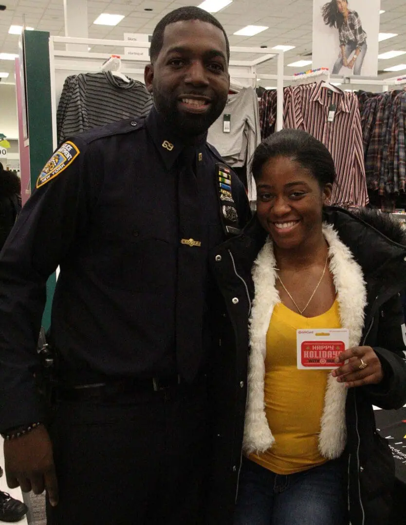 A man and woman posing for the camera.